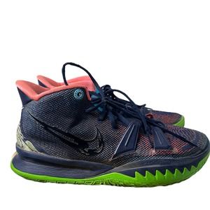 Nike Kyrie 7 Midnight Navy Size 10.5 CQ9326-401 Air Zoom Turbo Shoes